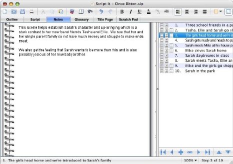 Screenplay Writing software, free download Mac